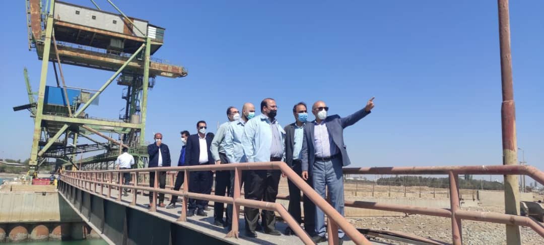 شرکت صنعت فولاد شادگان و اسکله اختصاصی شرکت در بندر امام خمینی