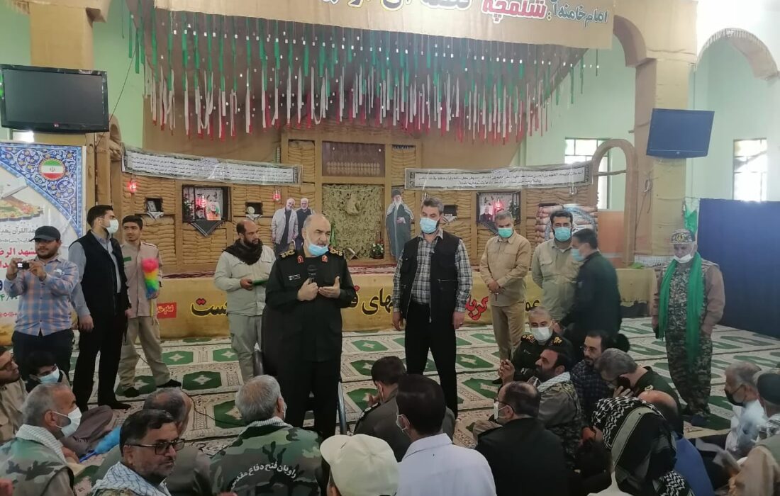 گزارش تصویری بازدید و سرکشی سردار سلامی فرمانده کل سپاه از یادمان شلمچه