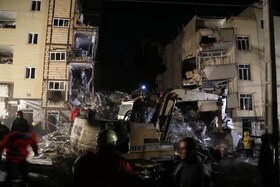 نشتی انفجار گاز در یک ساختمان در کوی باهنر اهواز