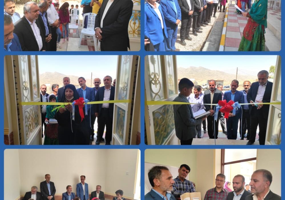 افتتاح دو مدرسه خیر ساز در روستاهای مورد غفار و الهک شهرستان ایذه
