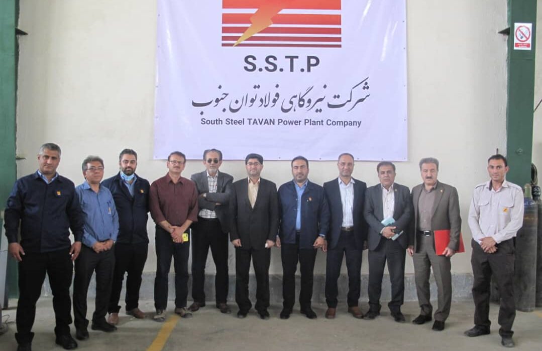 بازدید مدیر شعب بانک سپه منطقه خوزستان از شرکت نیروگاهی فولاد توان جنوب