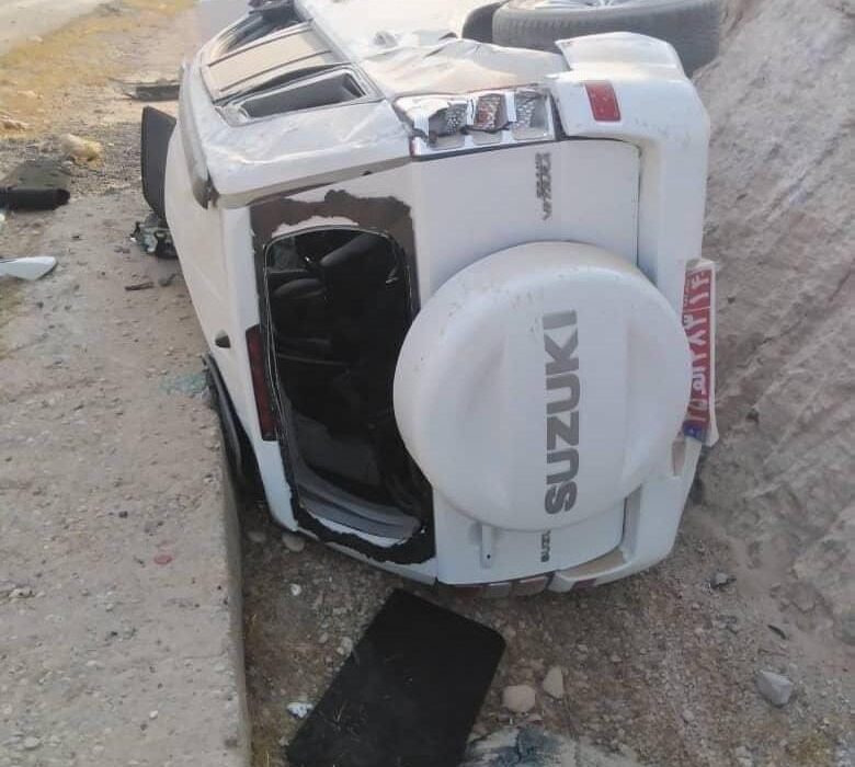واژگونی خودرو حامل همراهان وزیر فرهنگ و ارشاد اسلامی در جاده هفتکل