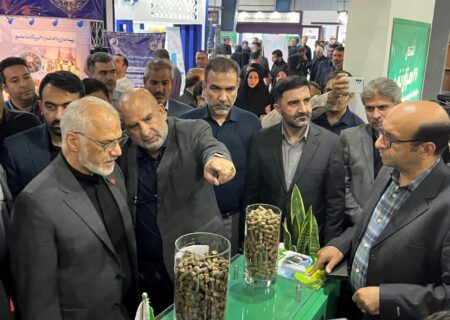 در دومین روز از نمایشگاه هفته دولت صورت گرفت؛ بازدید استاندار خوزستان از دستاوردهای تولیدی و دانش‌بنیان صنعت نیشکر