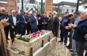 برگزاری نخستین سالگرد خاكسپاری شهید گمنام در نفت و گاز مارون