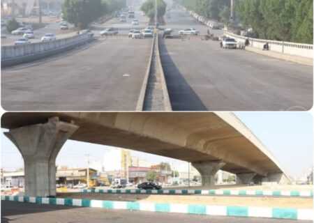 پروژه تقاطع شهدای غزه آماده بهره‌برداری شد